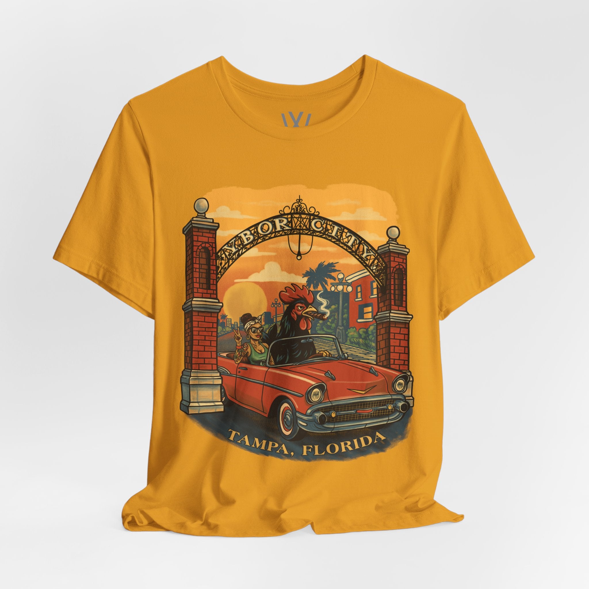 The Ybor Rooster Cruise Tee