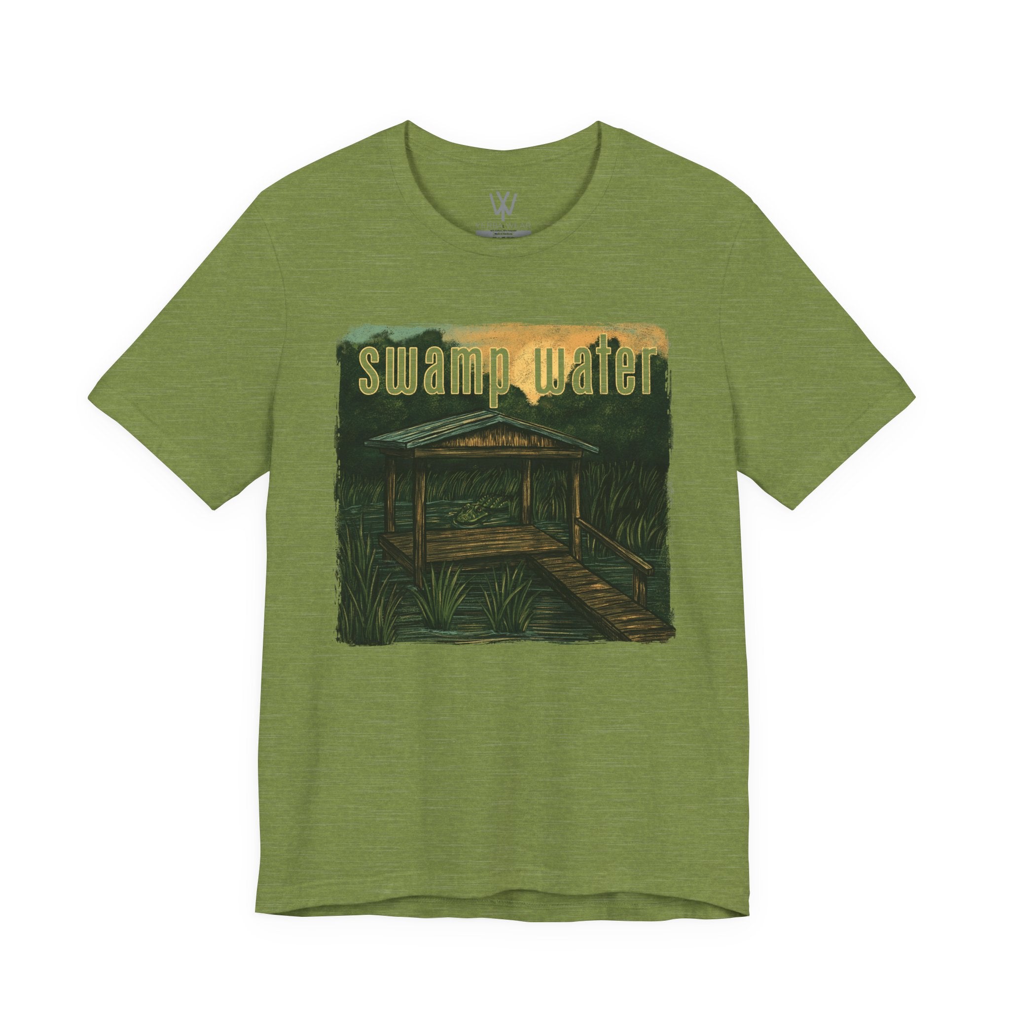 K Wales | Oversized Boxy Tee | Swamp Water Boardwalk