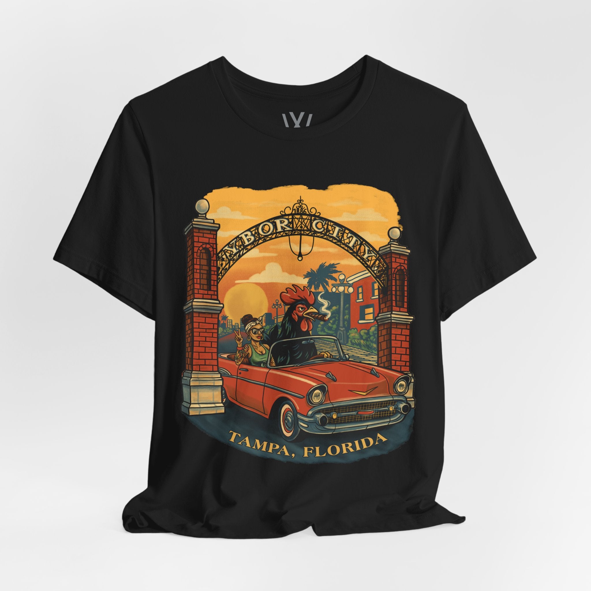 The Ybor Rooster Cruise Tee