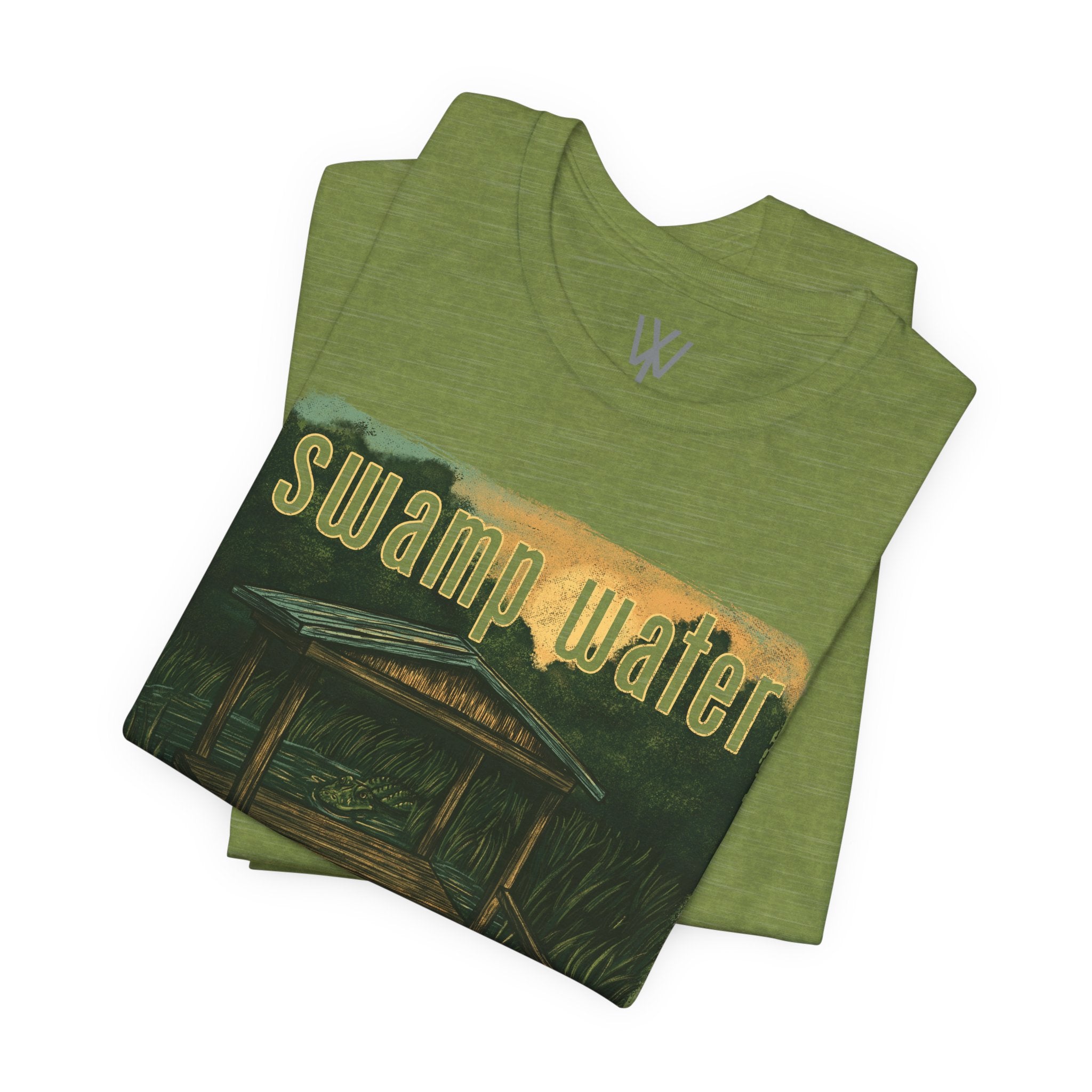 K Wales | Oversized Boxy Tee | Swamp Water Boardwalk