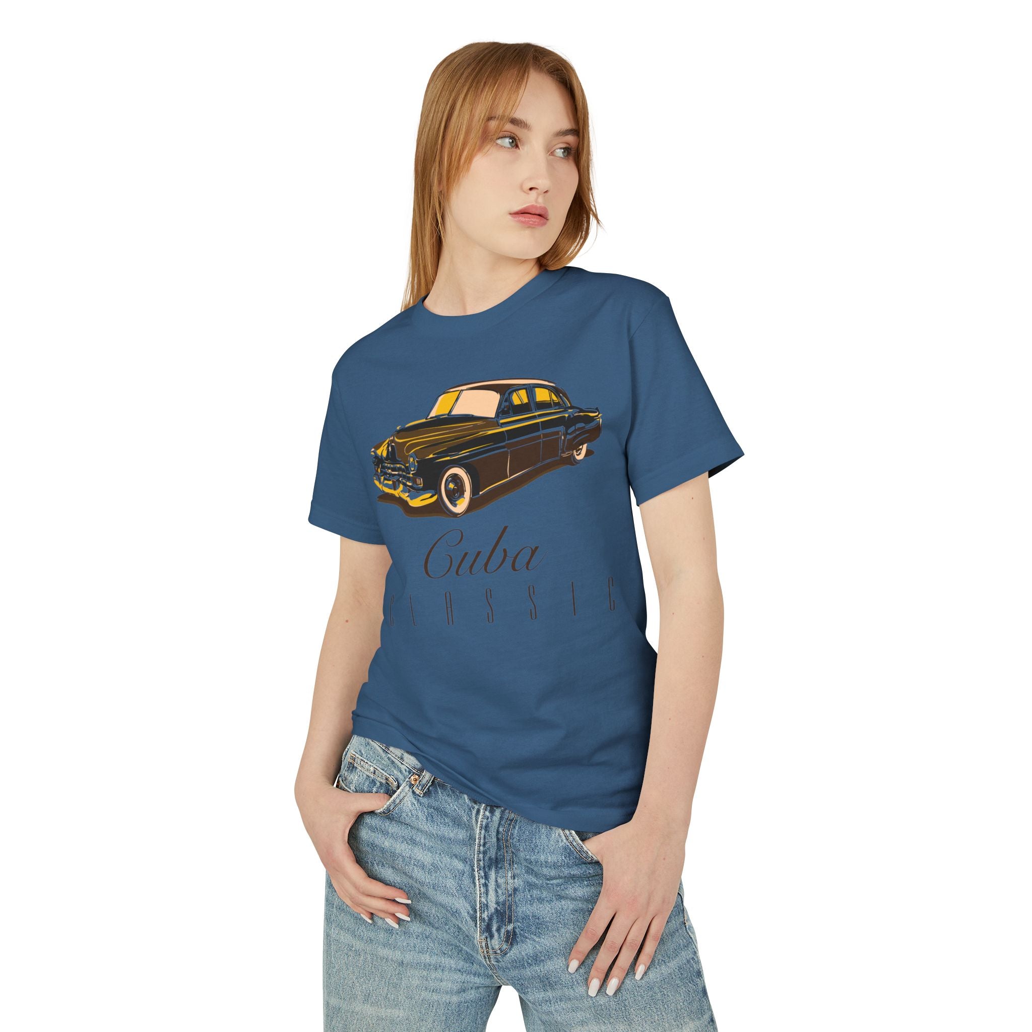 Cuba Classic Vintage Car Tee