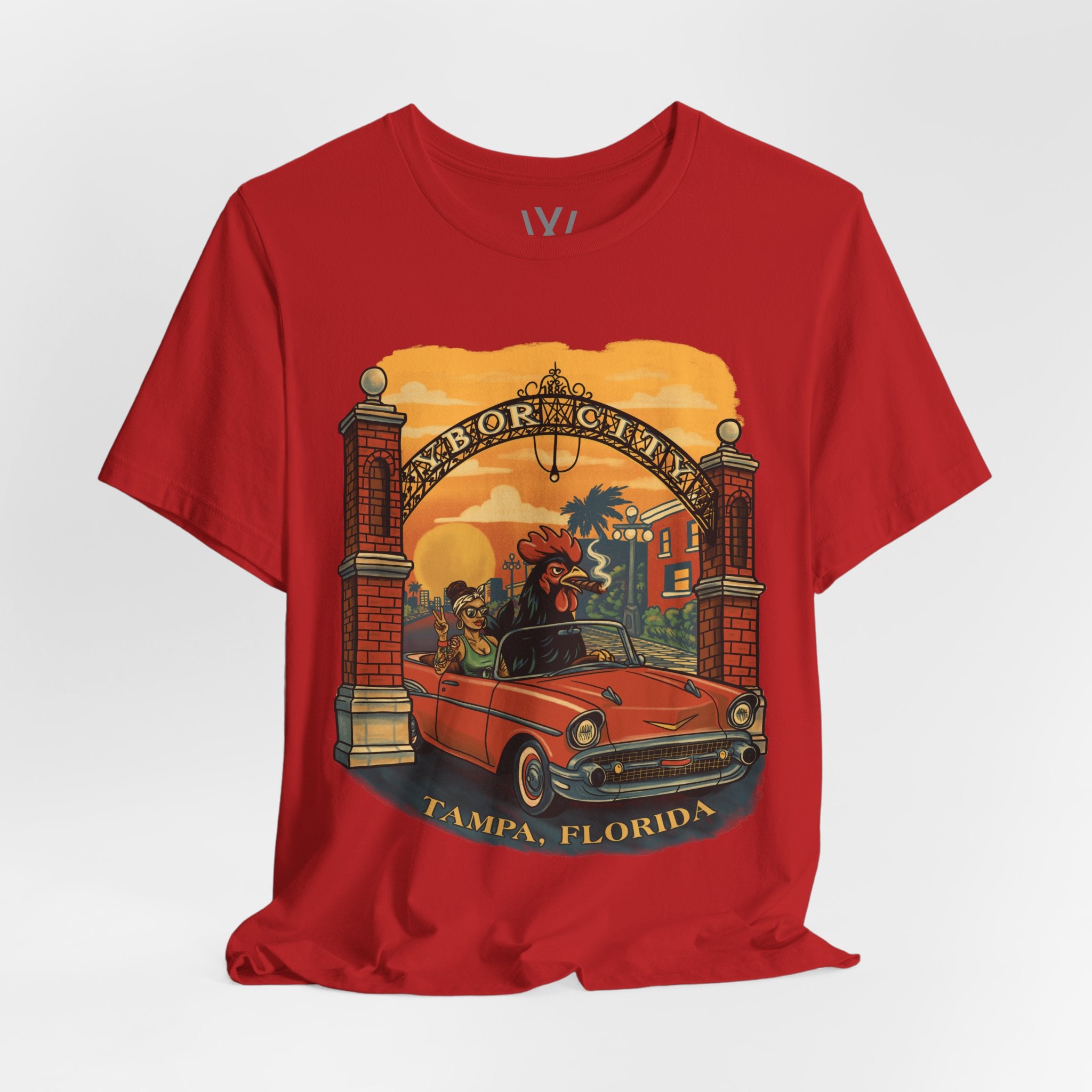 The Ybor Rooster Cruise Tee