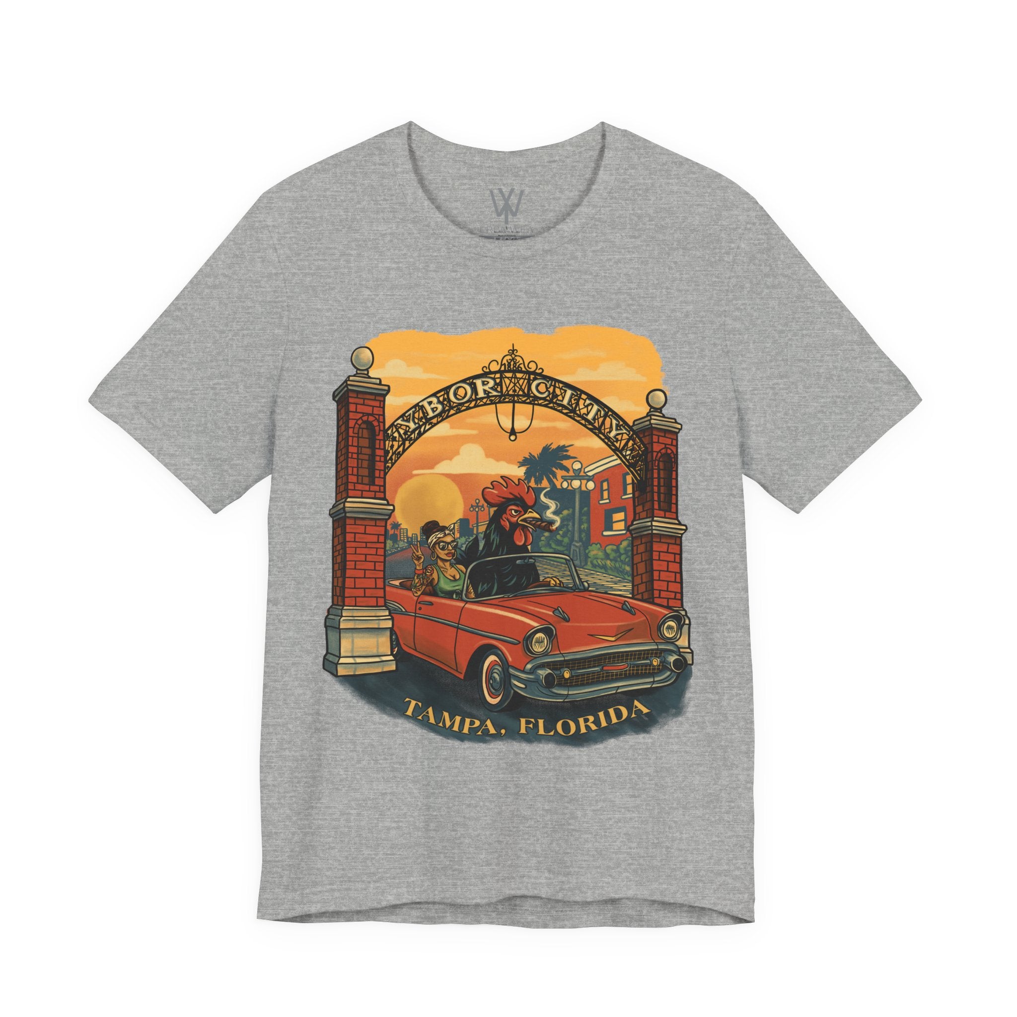 The Ybor Rooster Cruise Tee