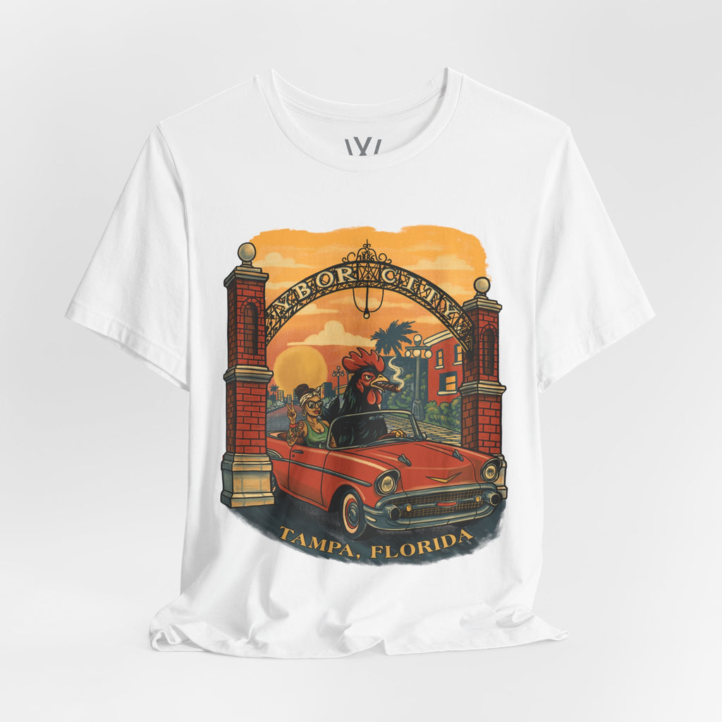 The Ybor Rooster Cruise Tee