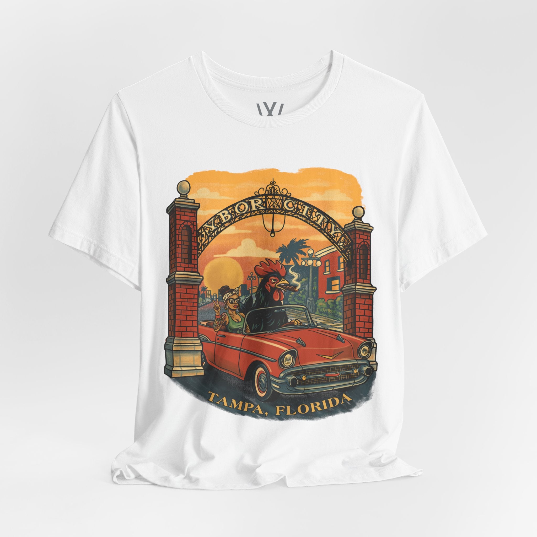 The Ybor Rooster Cruise Tee