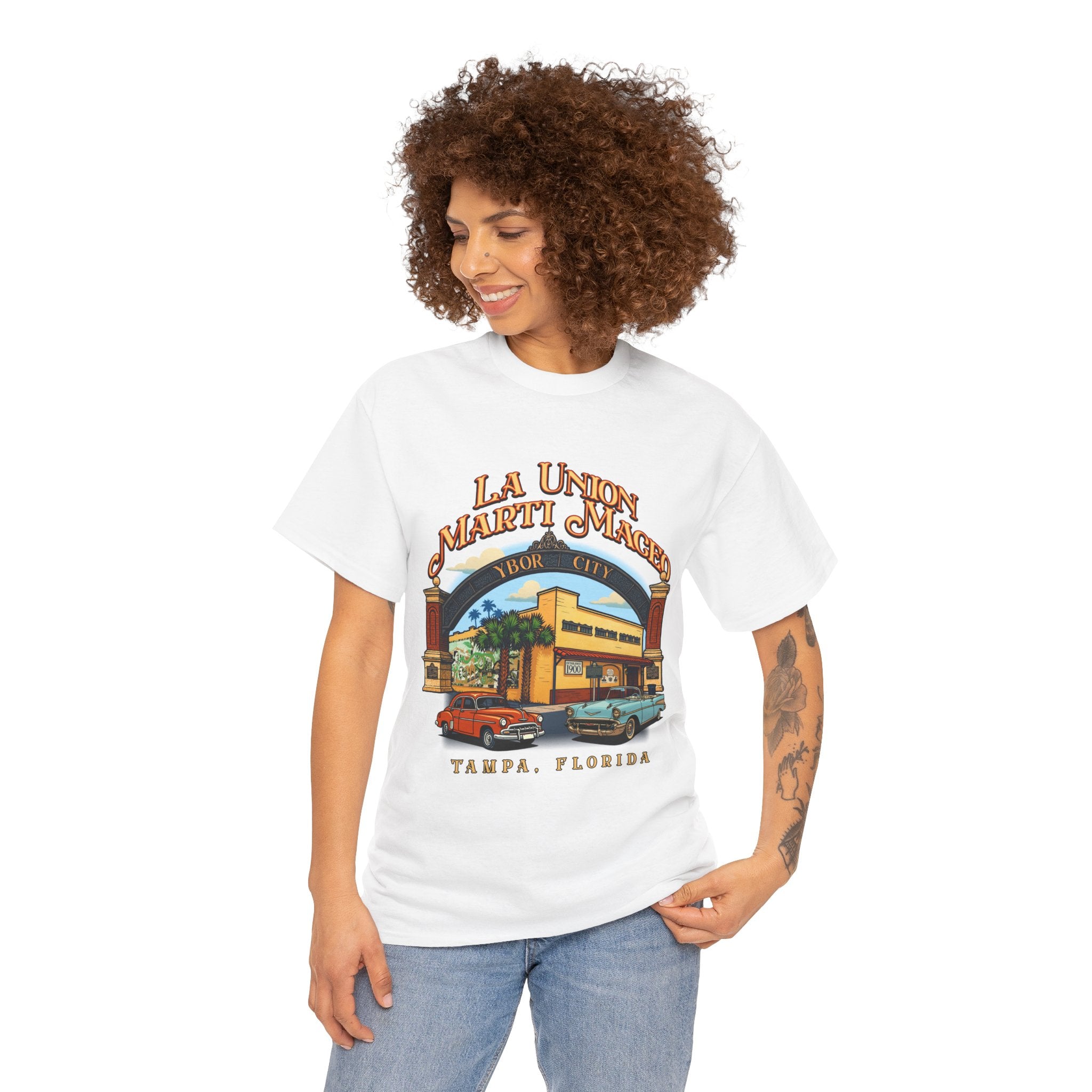 La Union Martí-Maceo Tampa Florida Retro Vintage Tee
