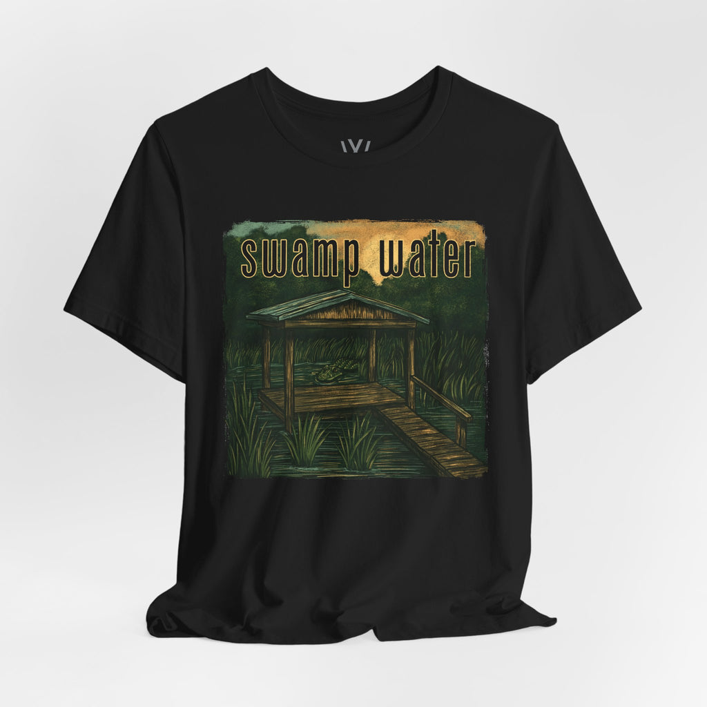 K Wales | Oversized Boxy Tee | Swamp Water Boardwalk