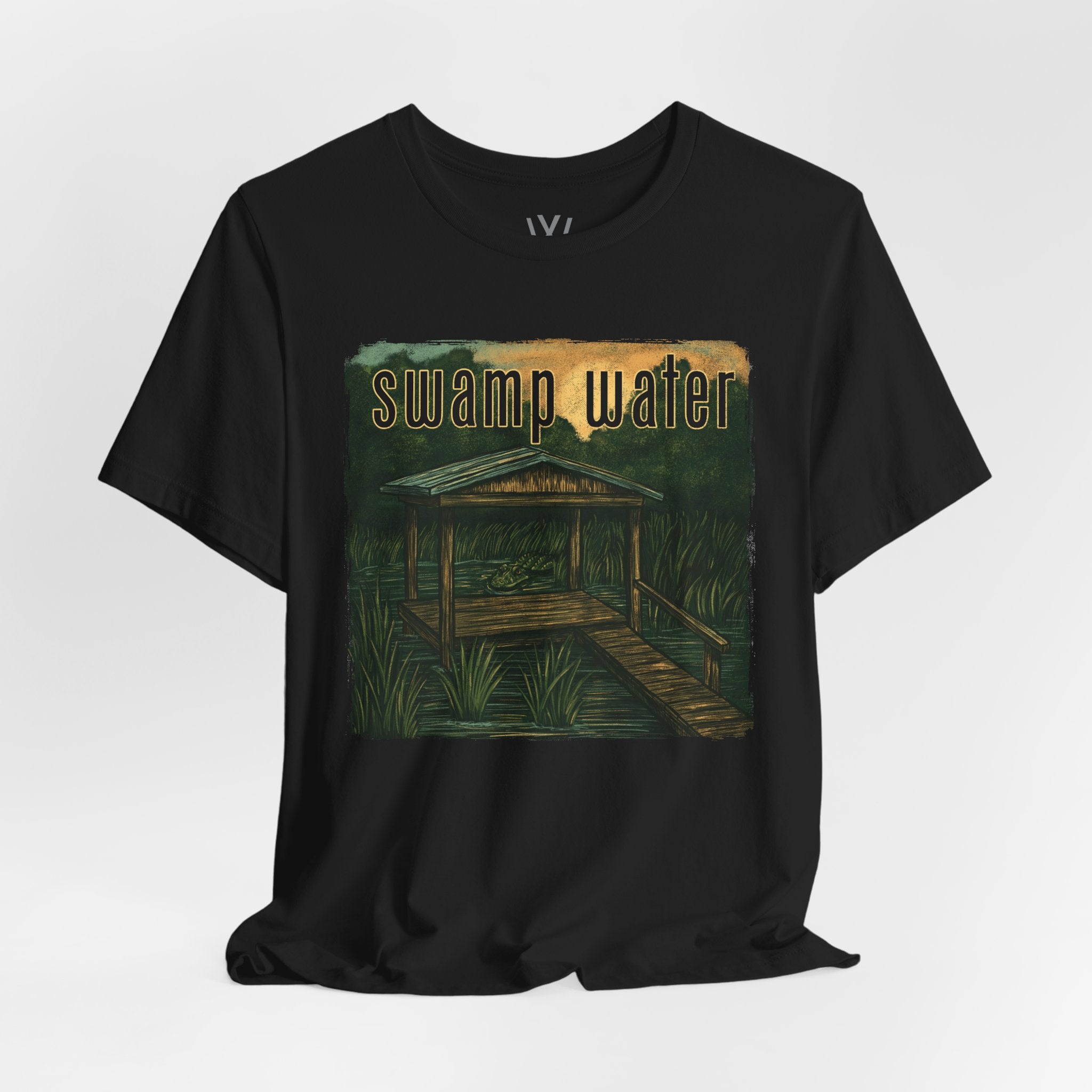 K Wales | Oversized Boxy Tee | Swamp Water Boardwalk