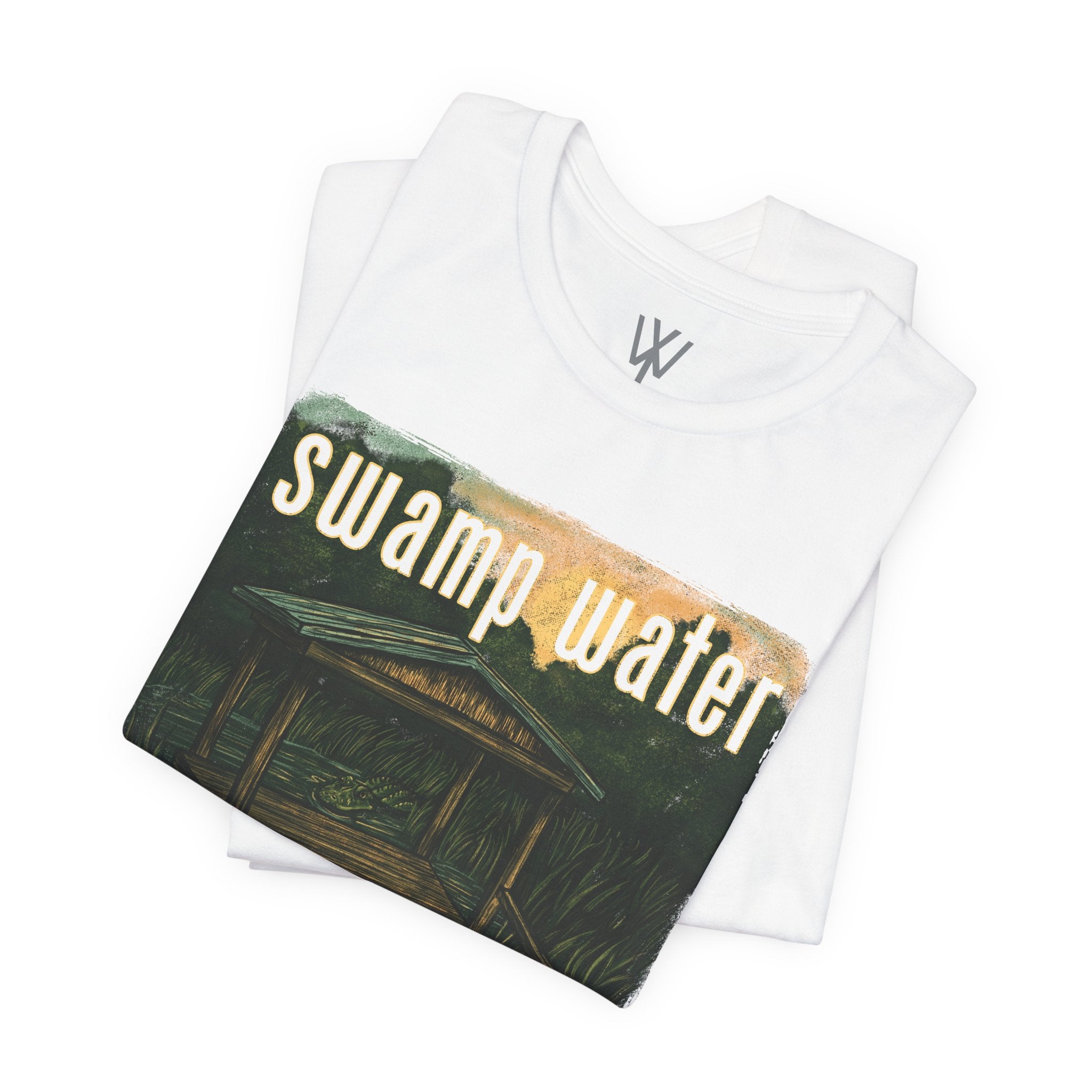 K Wales | Oversized Boxy Tee | Swamp Water Boardwalk