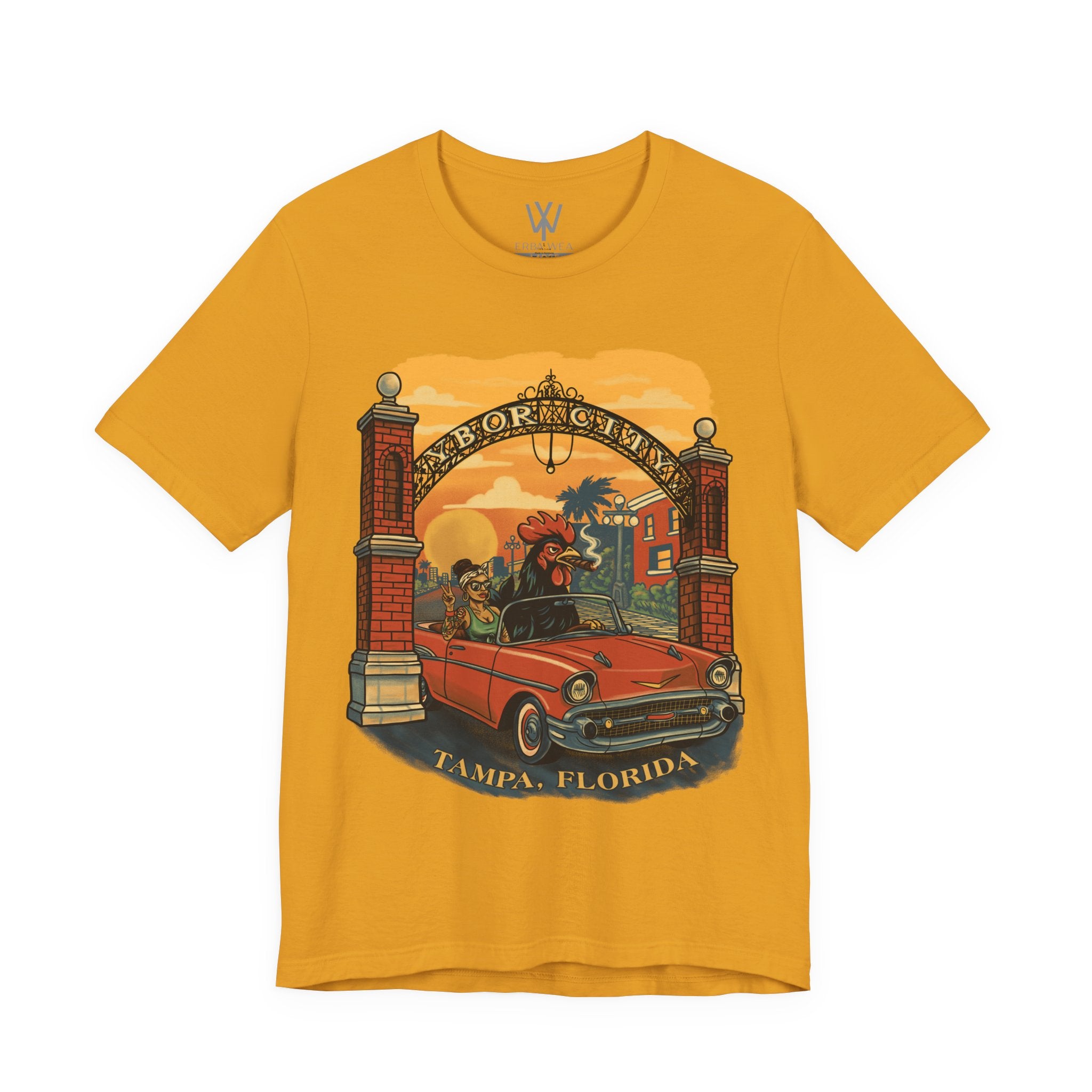 The Ybor Rooster Cruise Tee