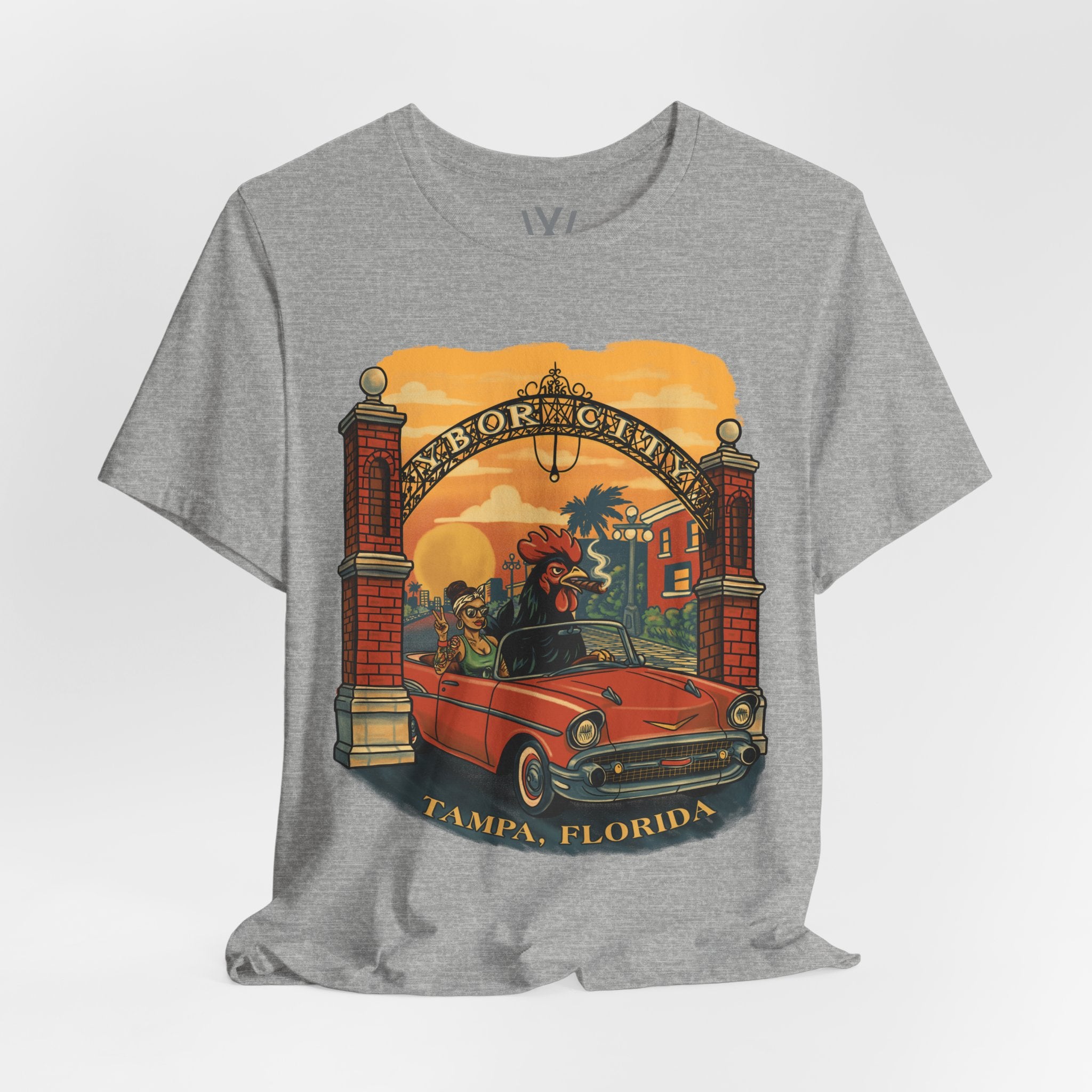 The Ybor Rooster Cruise Tee