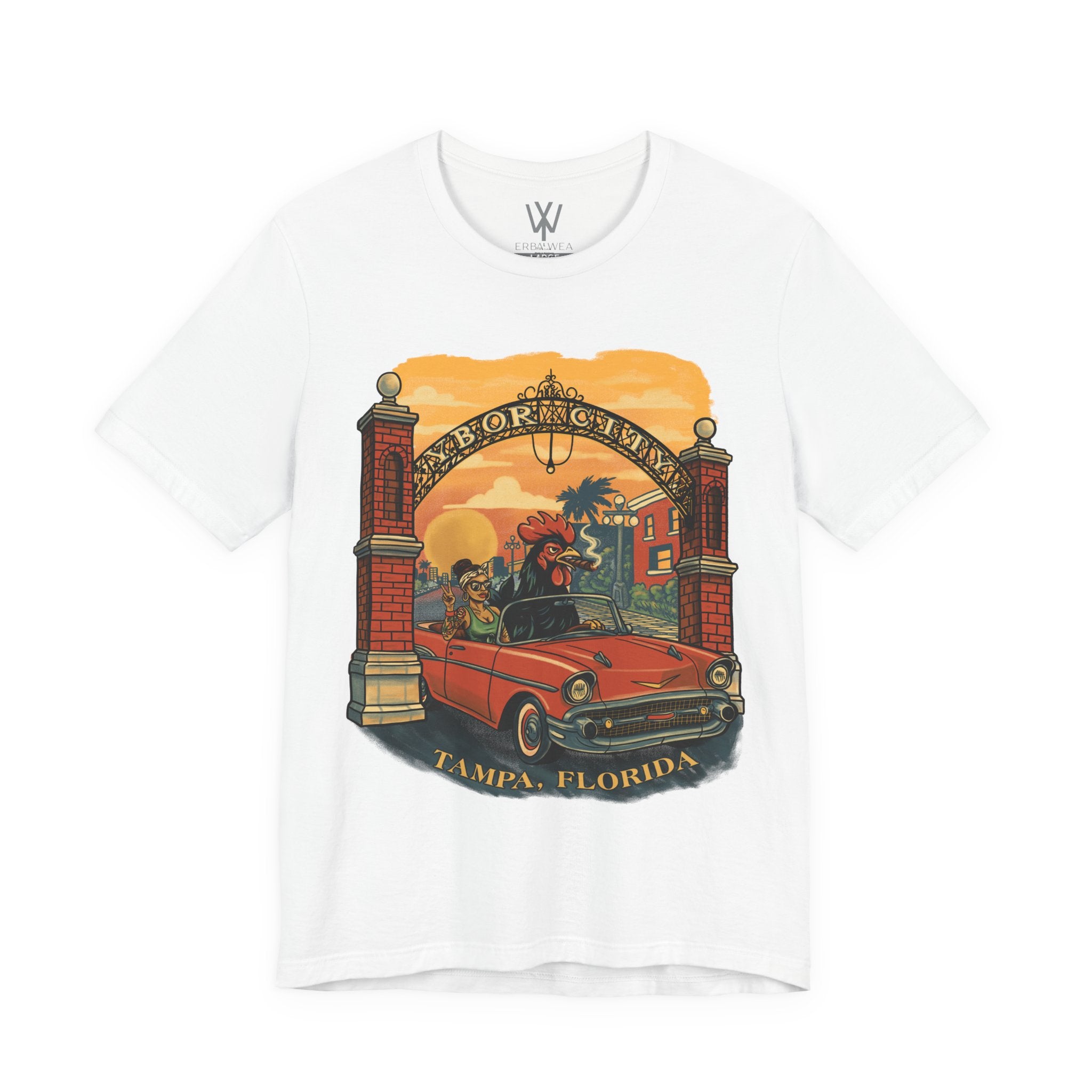 The Ybor Rooster Cruise Tee