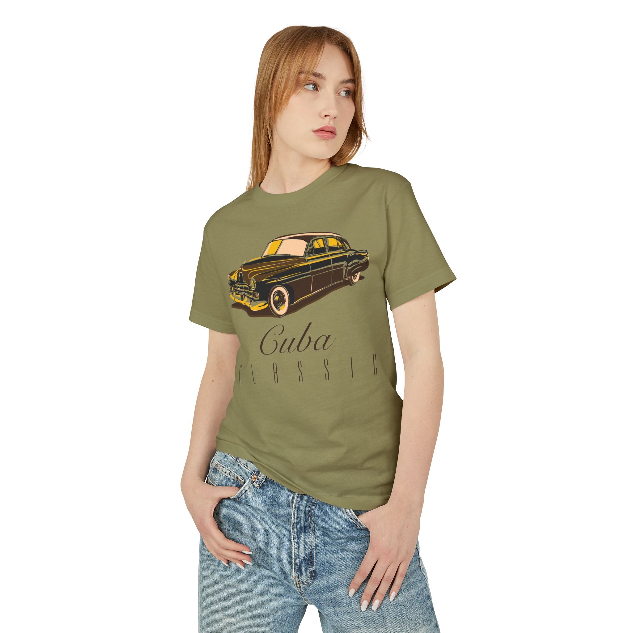 Cuba Classic Vintage Car Tee